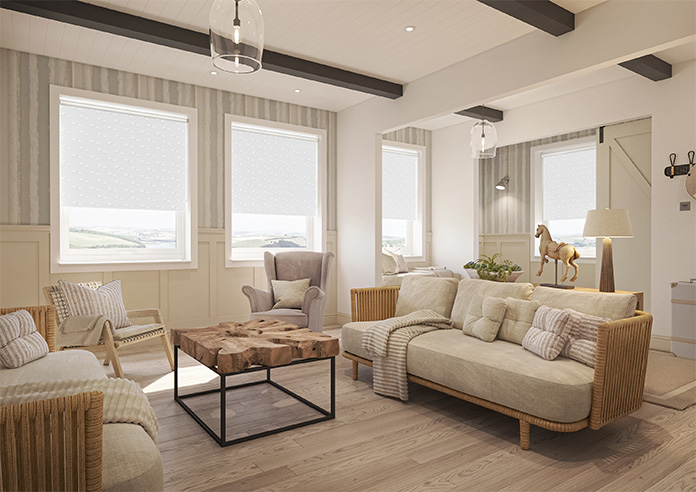 Little Lambs, Wool Grey - Twist&Fit Roller Blind - Image 7